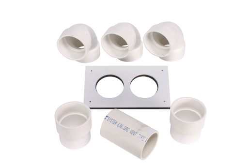3" PVC FGV WALL TERMINATION KIT SYSTEM 636