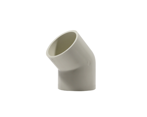 3"x45D PVC SCH40 ELBOW SOCxSOC WHITE XIRTEC140