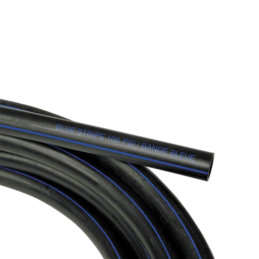 1"x300' PE 100 PSI(BLUE STRIPE) STD PIPE WITH THE STRIPE