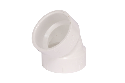 1 1/2"x45D PVC FGV ELBOW HxH SYSTEM 636