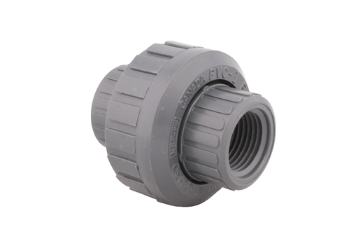 2" PVC SCH80 UNION FPTxFPT W/ VIT. GSKT XIRTEC140