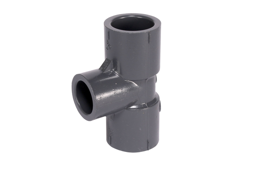 1"x1/2" PVC SCH80 RED. TEE SOCxSOCxSOC XIRTEC140