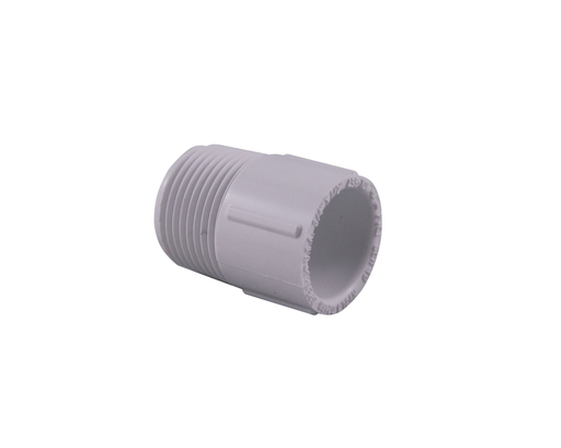 3/4"x1/2" PVC SCH40 RED. MALE ADPT MPTxSOC WHITE XIRTEC140