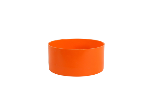 3" PE FLEXIBLE TEST CAP ORANGE