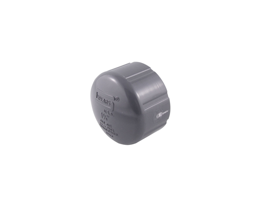 1 1/4" PVC SCH40 CAP FPT GREY XIRTEC140