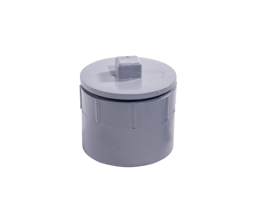 3" PVC DWV TUBE END C/O HxGKT PLUG SYSTEM XFR