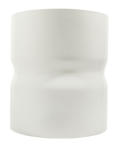 10" PVC SCH40 COUPLING SOCxSOC WHITE FAB XIRTEC140
