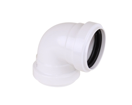 4"x90D PVC SHORT ELBOW SWR DR35 GxG TRENCH TOUGH PLUS/RING-TITE