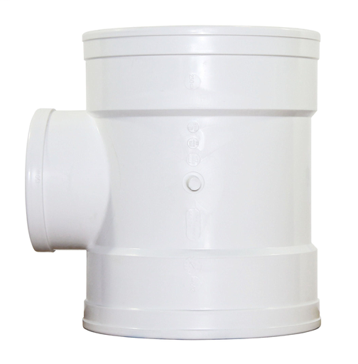10"x6" PVC TEE SWR DR35 GxGxG RING-TITE/TRENCH TOUGH PLUS