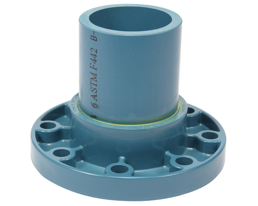 4" CPVC FLANGE SP W/ PIPE STUB AQUARISE