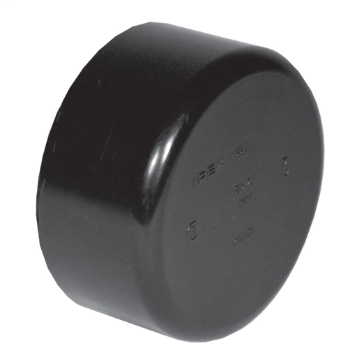 1 1/2" ABS DWV PERM. CAP HUB