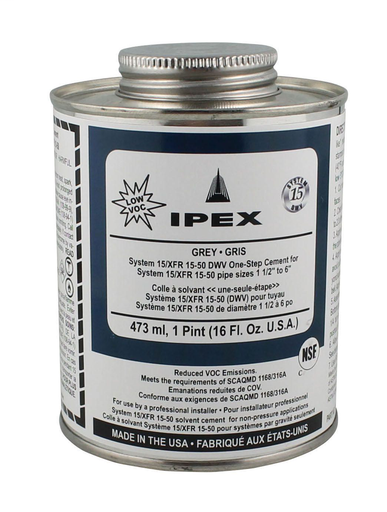 PINT (473ML) IPEX SYS15 GRY 1ST.M/B LOW VOC