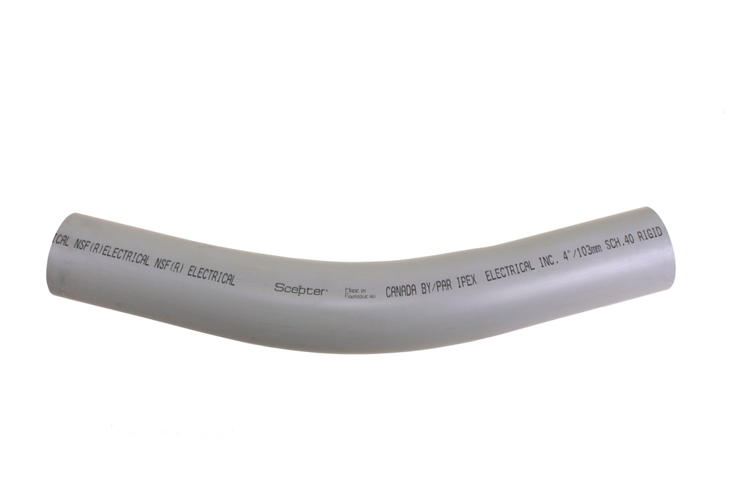 Product image for IPX 068984 1 1/2"x30Dx48R PVC SWEEP
