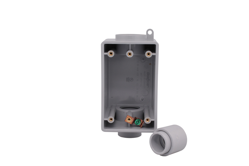 IPEX 077849 FDC 1Gang PVC Deep Box Viking Electric