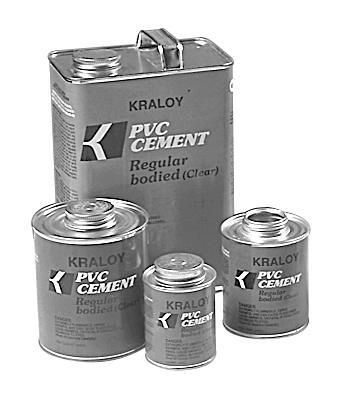 Product image for Ipex 078887 (CEMC80) Regular-Bodied PVC Solvent Cement, Low VOC, Clear - Gallon
