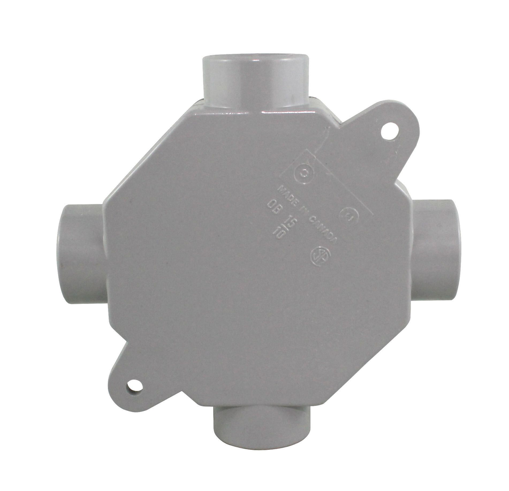 Product image for IPX 077983 4"x1 1/2" PVC OCTAGONAL