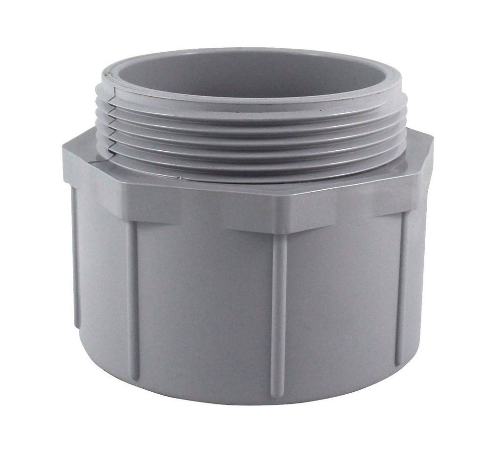 Product image for Ipex 077028 (TA45) 3" PVC Sch40 Conduit Male Terminal Adapter