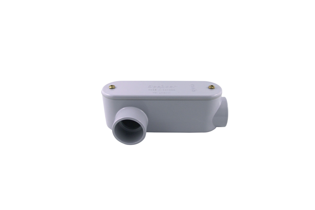 Product image for IPEX 077483 1 Inch PVC Type LR Rigid Conduit Body