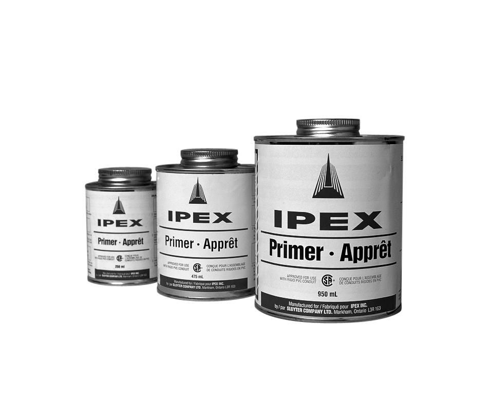 Product image for Ipex 078174 (PRMC10) PVC Conduit Primer, Low VOC, Clear - Pint