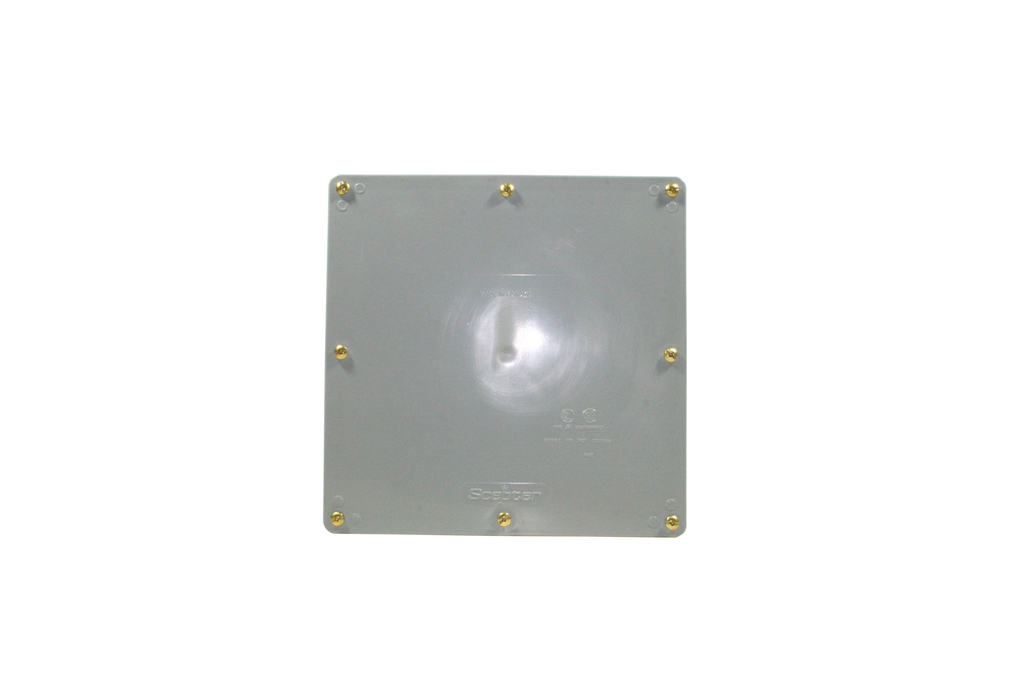 Product image for IPEX 077672 12 x 12 x 4 Inch 577.4 In. NEMA 1/2/3R/4/4X/6/6P/12/13 PVC Junction Box with Gasket
