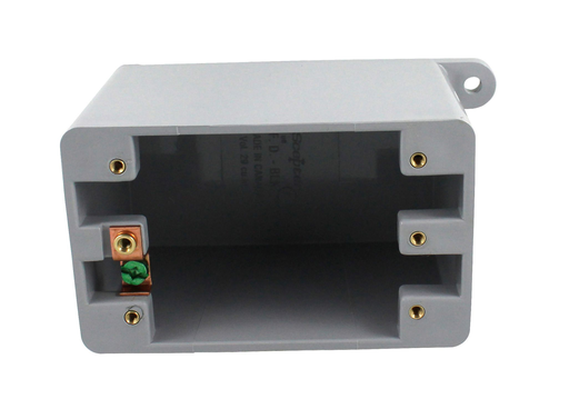 Product image for IPEX 077603 29.2 In. PVC Blank 1-Gang Rigid Conduit Deep Box