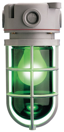 Product image for CEIL. MT. 150W PVC UT. LIGHT GREEN HR GG SCEPTALIGHT