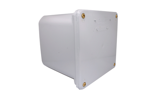 Product image for IPEX 077698 6 x 6 x 6 Inch 211 In. NEMA 1/2/3R/4/4X/6/6P/12/13 PVC Junction Box with Gasket