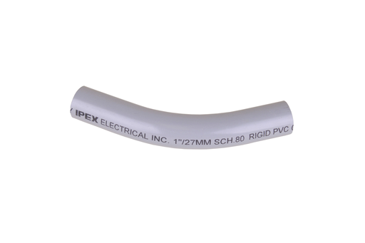 Product image for IPX 068812 1"x45D PVC STD ELBOW SPx