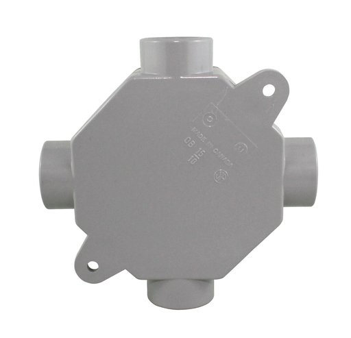 Product image for IPX 077983 4"x1 1/2" PVC OCTAGONAL