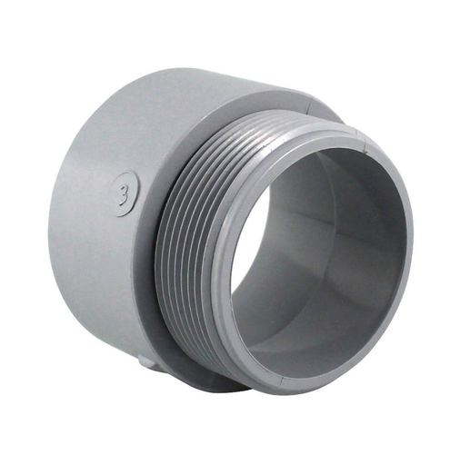 Product image for Ipex 077026 (TA35) 2" PVC Sch40 Conduit Male Terminal Adapter