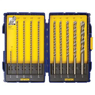 10-Piece Rotary Percussion Drill Bit Set