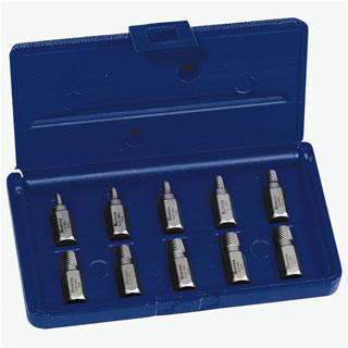 Hex Head Multi-Spline Screw Extractors - 532 Series - Plastic Case Set
