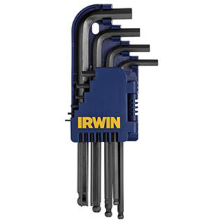 IRWIN 10PC Metric Ball-End Long Arm Hex Key Set