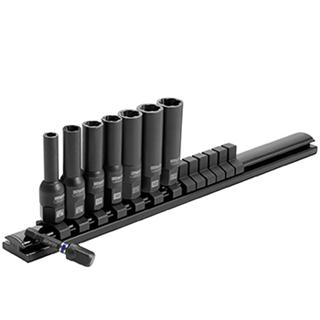 8-Piece Impact Deep Well Bolt-Grip® Rail Set