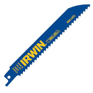 Metal & Wood Cutting Reciprocating Bi-Metal Blade, 8", 10 TPI, 25-pk