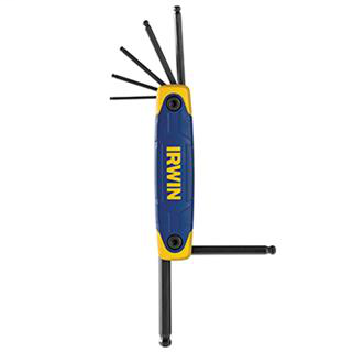 IRWIN® 7PC Metric Ball-End Folding Hex Key Set