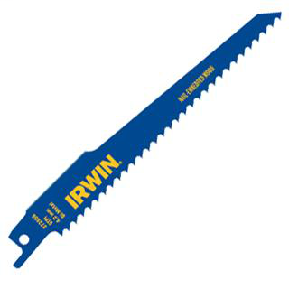 Nail Embedded Wood Cutting Reciprocating Blade, 6", 6 TPI, 25-pk