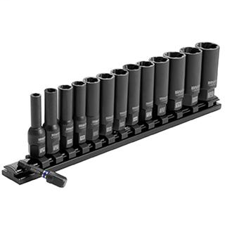 14-Piece Impact Deep Well Bolt-Grip® Rail Set