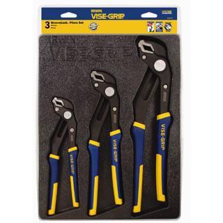 Product image for Irwin 2078711 3pc Vice-Grip® GrooveLock Kitbag Set (8", 10", 12")
