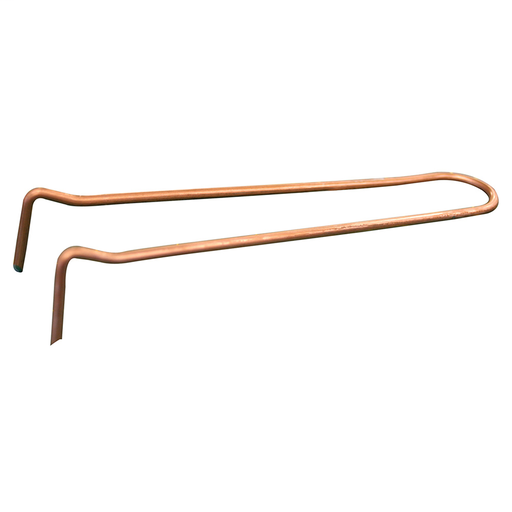1-1/4" x 6" Pipe Hook, Copper Clad, Carton of 50