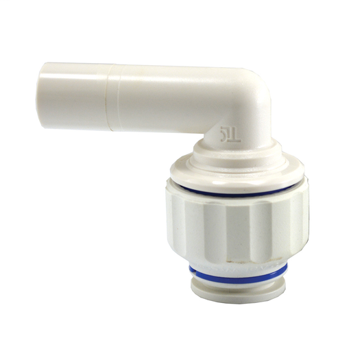 1/2" x 1/2" Twist to Lock Plastic Tube Elbow Union