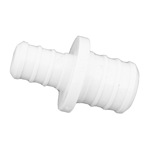1" x 3/4" Plastic White PEX Coupling, Lead Free