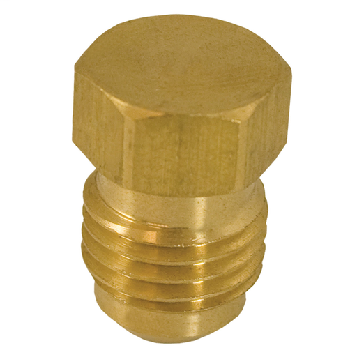1/4" Brass Flare Plug