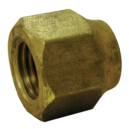 1/4" Brass Short Forged Flare Nut
