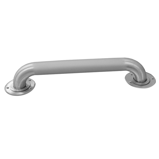 1-1/2" x 36" Satin Finish Grab Bar with Concealed Snap-On Flange