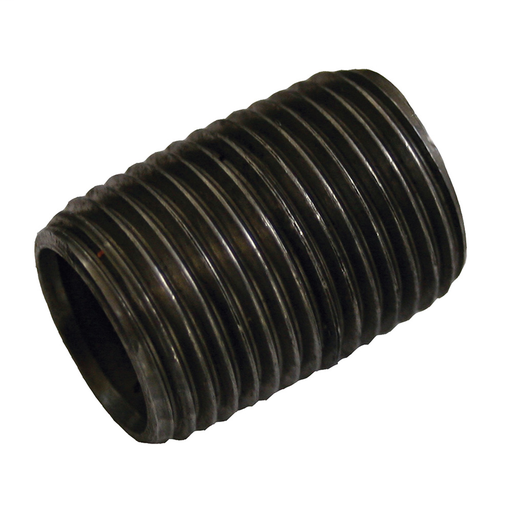 3" x Close Pipe Nipple Black