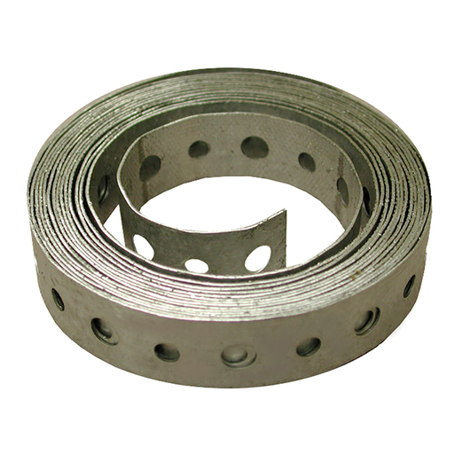 3/4" x 50' Perforated Hanger Iron, 20 Gauge (Heavy), Galvanized, Carton of 10