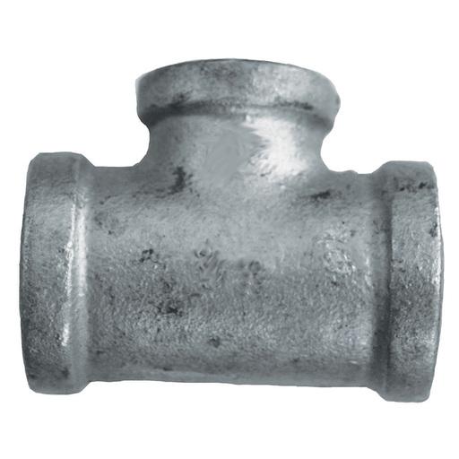 1-1/2" x 1-1/4" x 1" Reducing Tee Galvanized