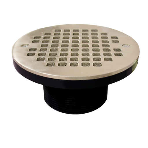 3" IPS ABS Spud with 6" Nickel Bronze Strainer