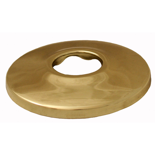 Polished Brass Escutcheon 1/2" IPS Low Pattern